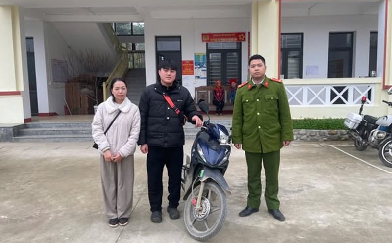 Sa Pa town authorities returned the wrong motorbike. Photo: Sa Pa Police