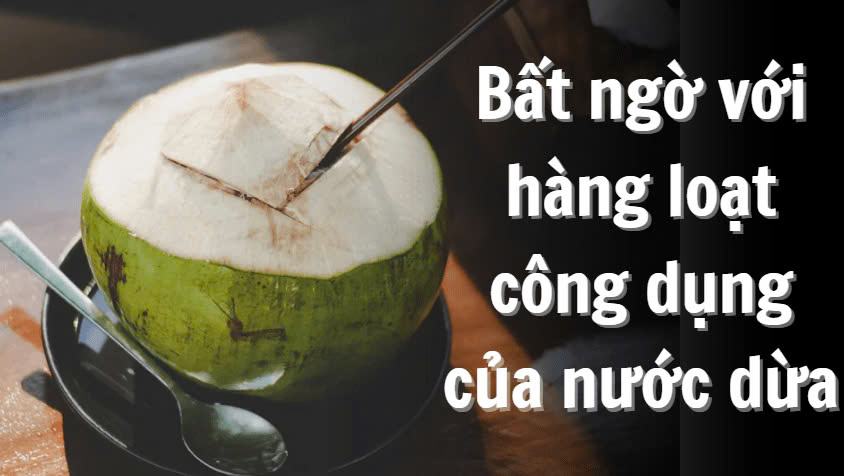 Surprised with the many uses of coconut water