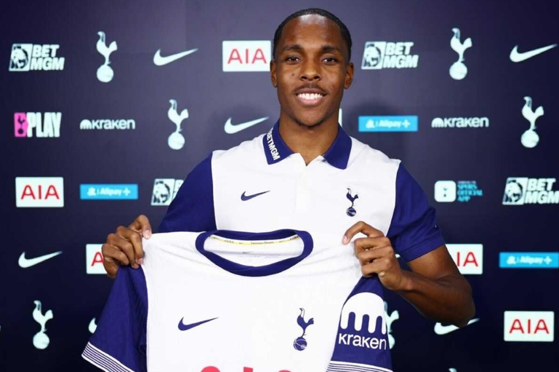 Mathys Tel is a new signing with great hope for Spurs. Photo: Tottenham Hotspur