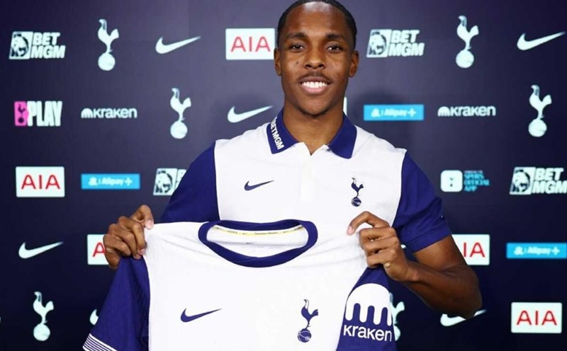 Mathys Tel is a new signing with great hope for Spurs. Photo: Tottenham Hotspur