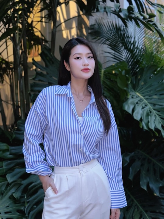 Ngoai doi, Thien An theo duoi phong cach thoi trang don gian, 