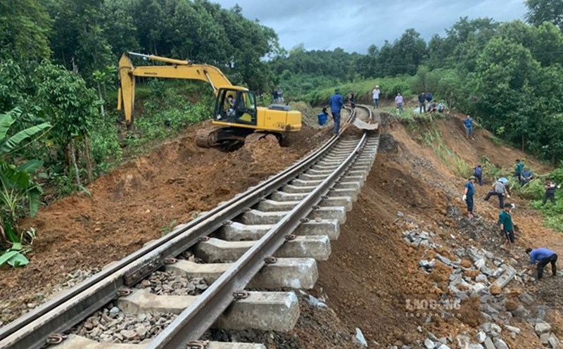 Hanoi - Lao Cai Railway. Illustrative photo: Dinh Dai