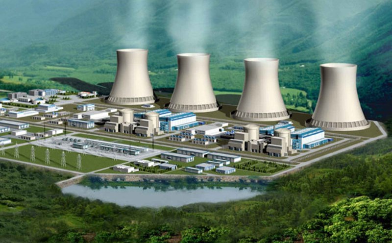 Perspective of Ninh Thuan nuclear power project in 2016. Photo: VGP