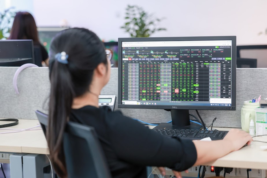 The stock market fluctuates. Photo: Hai Nguyen