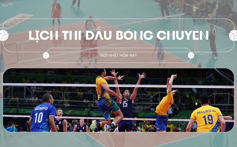 Updated volleyball match schedule on February 7 and early morning of February 8.