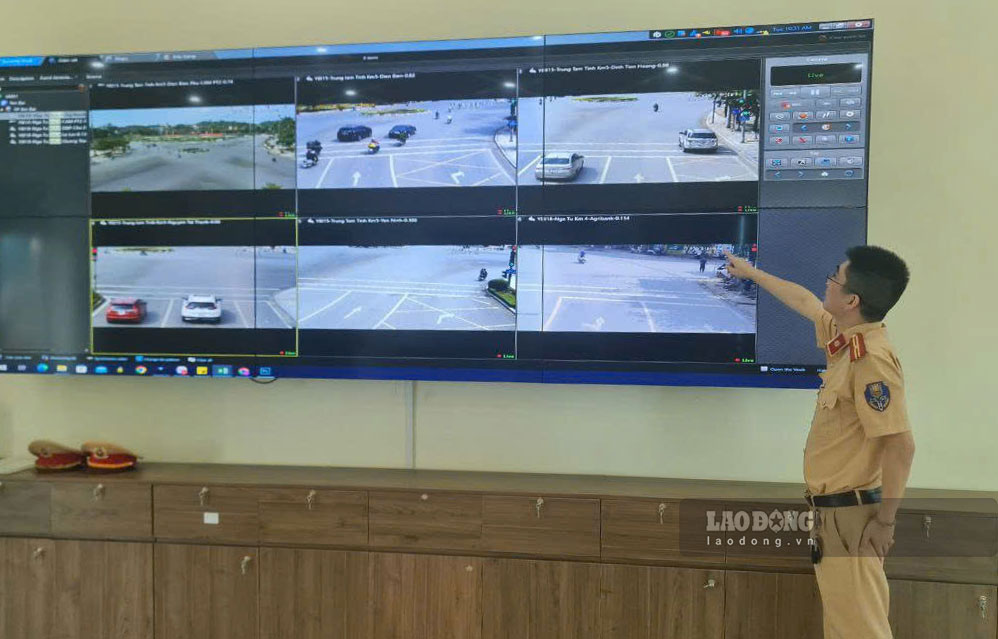 Many cases of speeding were recorded by the surveillance camera system. Photo: Bao Nguyen