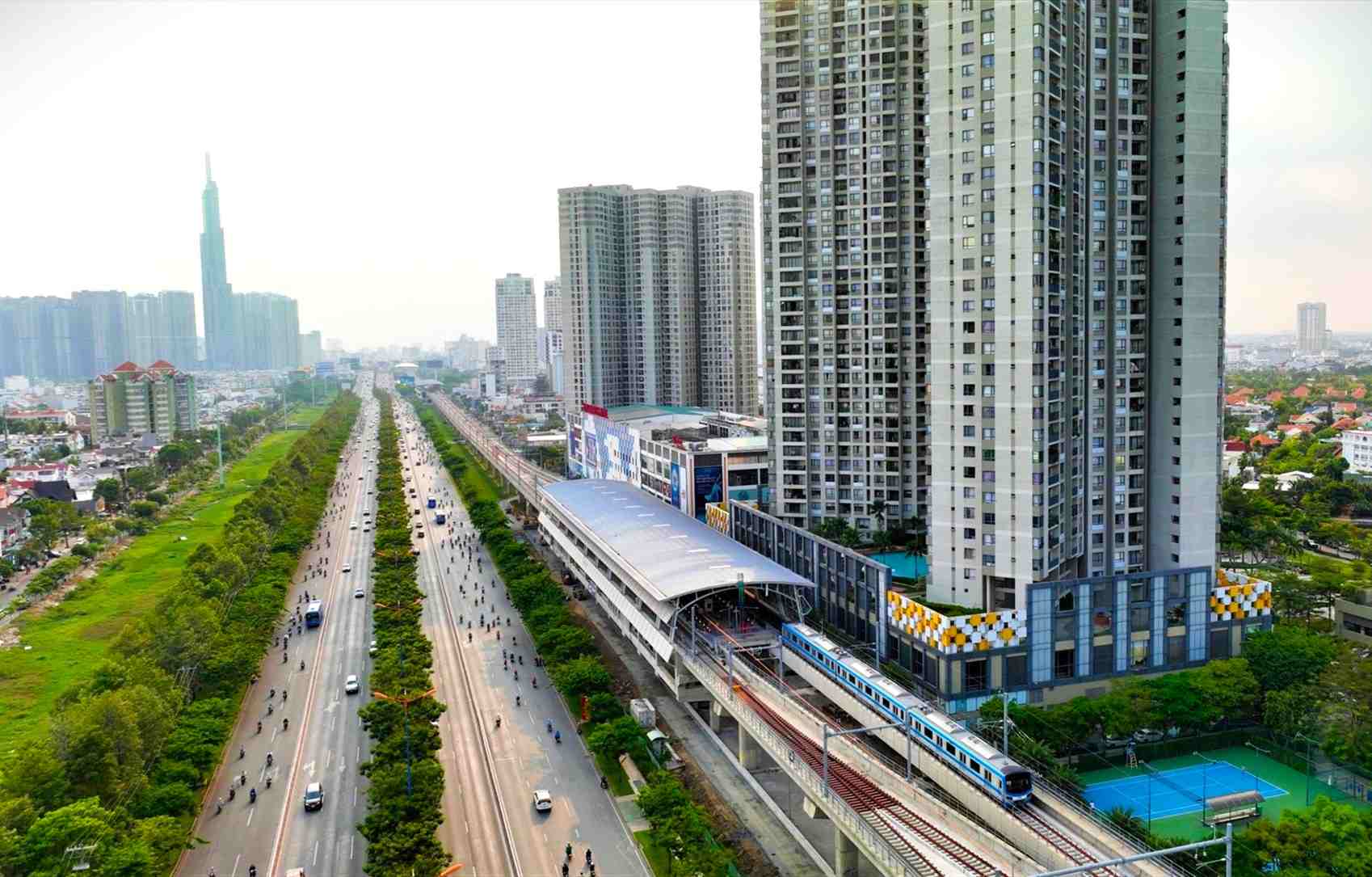 Ho Chi Minh City will expand its metro network to more than 600 km. Photo: Anh Tu
