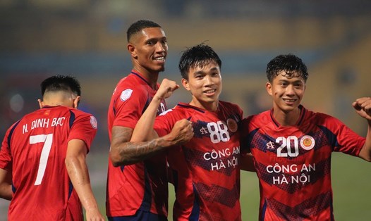 Công an Hà Nội vào bán kết Cúp C1 Đông Nam Á. Ảnh: CAHN