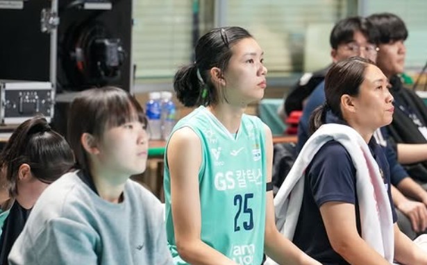 Middle blocker Tran Thi Bich Thuy. Photo: GS Caltex Kixx