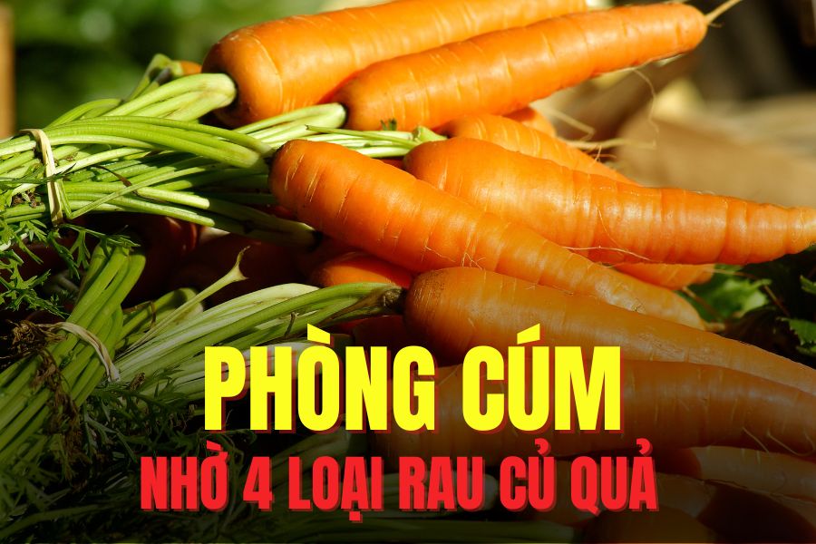 How to effectively prevent flu with 4 nutritious fruits and vegetables. Graphics: Hoai Lan