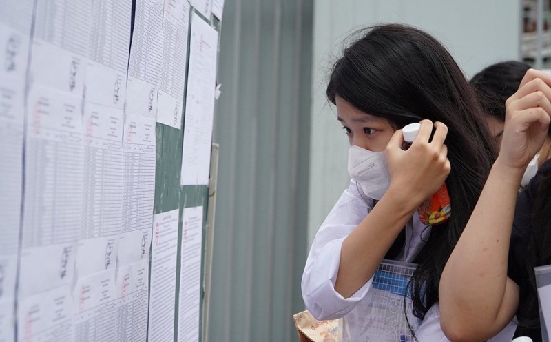 Many universities maintain the method of considering high school transcripts for admission in 2025. Photo: Van Trang