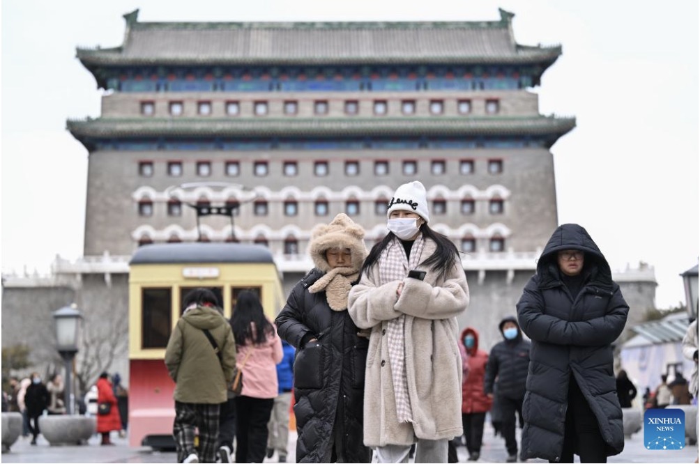A strong cold front is affecting China. Photo: Xinhua
