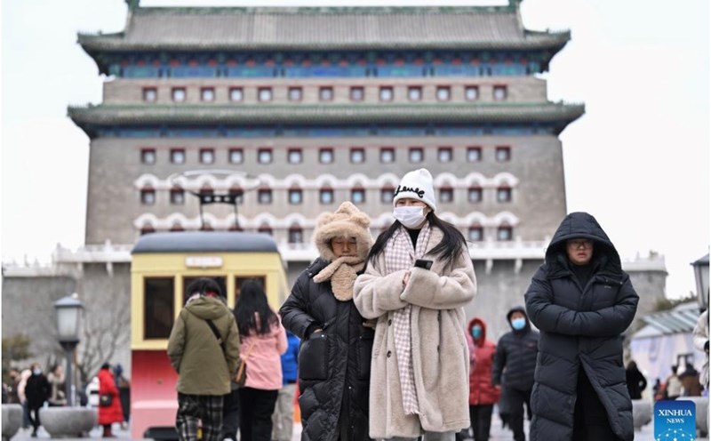 A strong cold front is affecting China. Photo: Xinhua