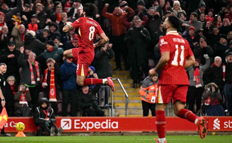 Liverpool advanced to the League Cup final after crushing Tottenham. Photo: AFP