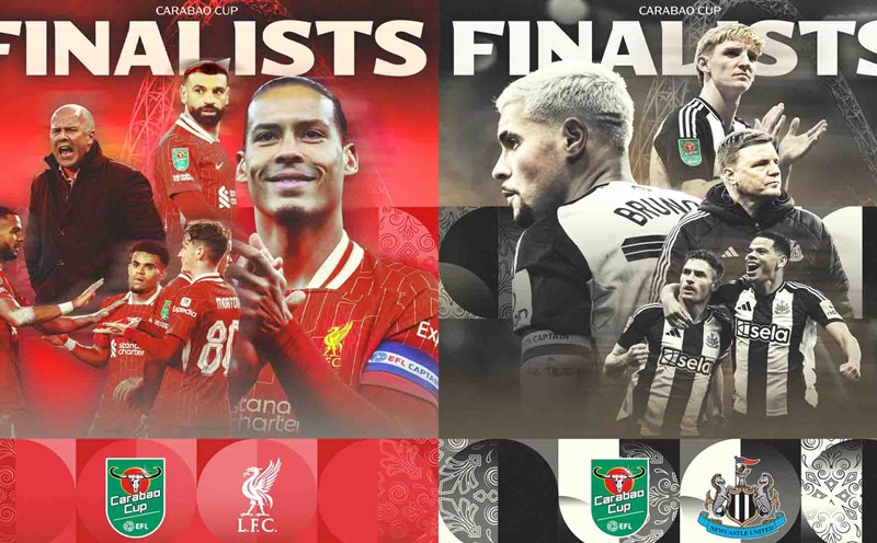Liverpool and Newcastle are the two teams in the final. Photo: League Cup