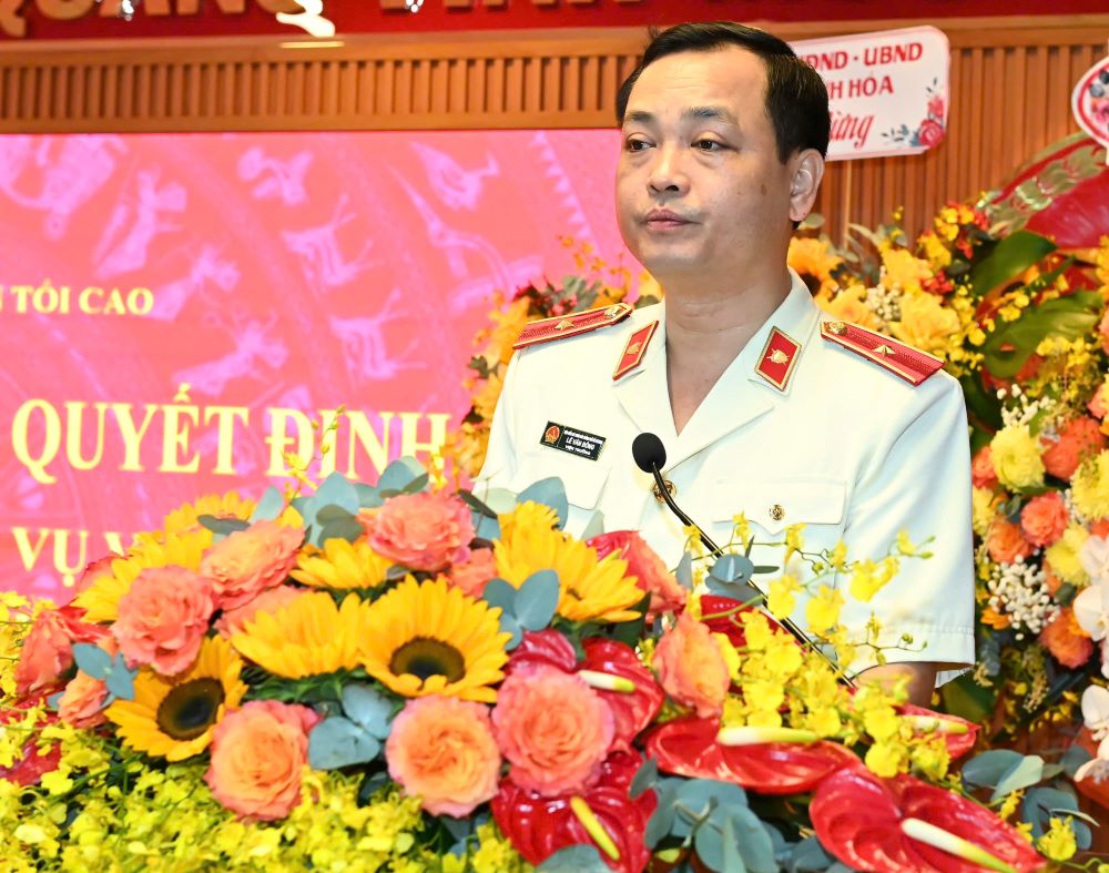 Tân Viện trưởng VKSND TPHCM Lê Văn Đông. Ảnh: Thành Chung
