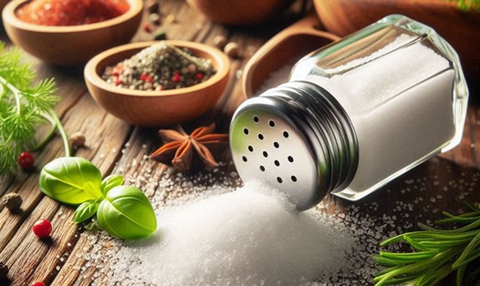 Muối có hàm lượng natri thấp là lựa chọn tốt cho những người muốn giảm lượng natri mà vẫn duy trì cảm giác vị mặn trong các món ăn. Ảnh - AI: Ngọc Thùy