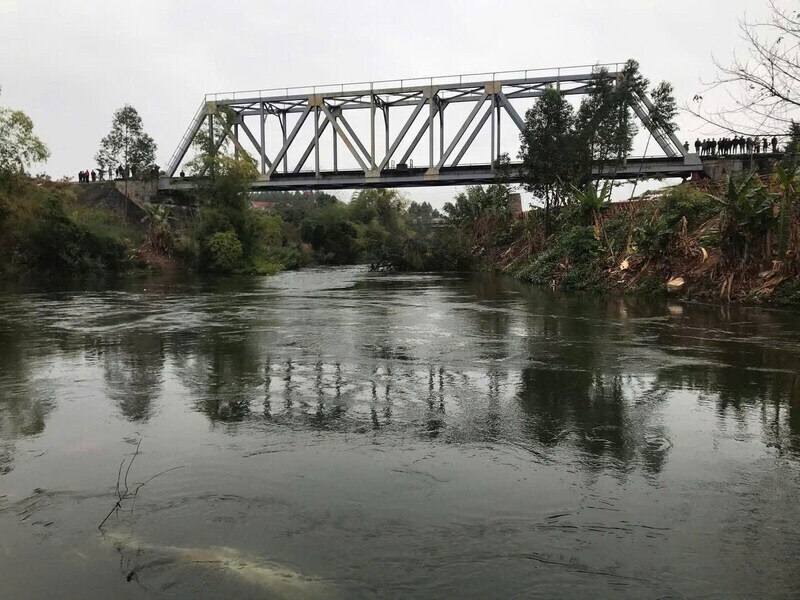 The scene of the jumping case caused a man to die. Photo: people supply