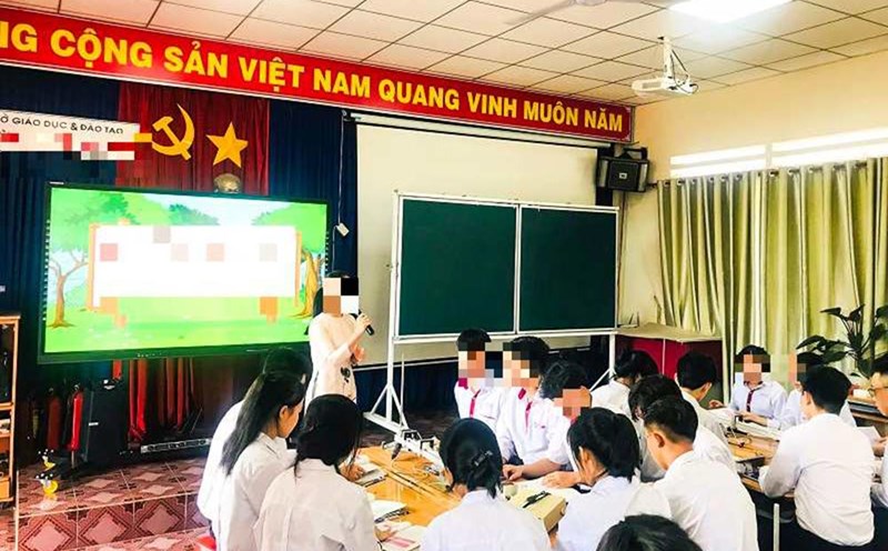 Many teachers in Lam Dong have not received bonuses under Decree 73. Photo: Lam Dong Department of Education and Training