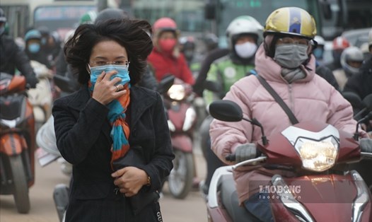 Forecast of cold air causing cold in Hanoi from now until 10.2. Photo: To The