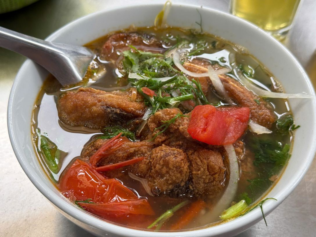 Nam Dinh fish noodle soup.