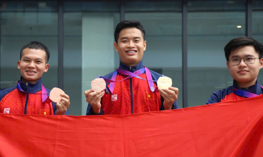 Shooting is a key subject of Vietnamese sports. Photo: Bui Luong