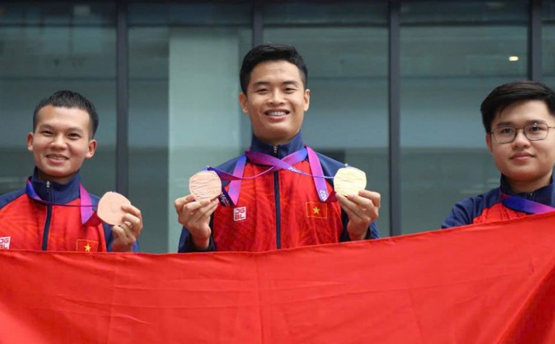 Shooting is a key subject of Vietnamese sports. Photo: Bui Luong