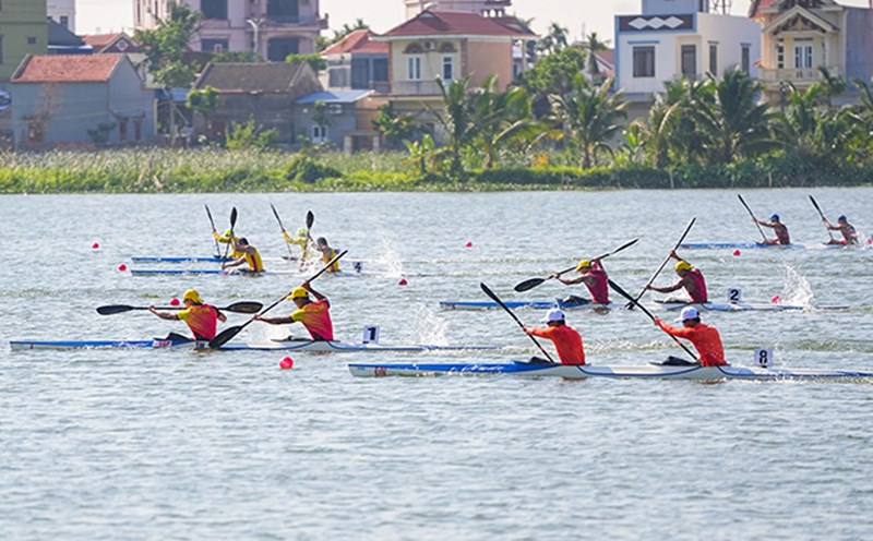 The Rowing and Canoeing racing tournament is scheduled to take place in Hai Phong in September 2025. Photo: Dam Thanh
