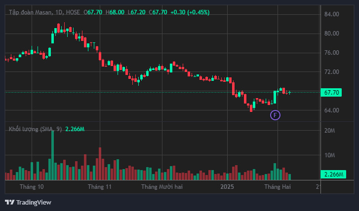 MSN shares net sold strongly in the session 7.2. Photo: Luc Giang