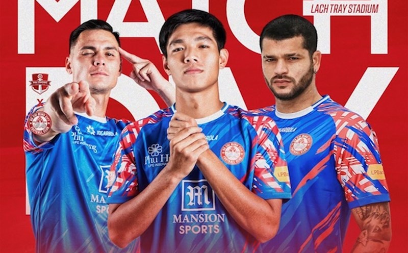 Ho Chi Minh City is a guest in front of Hai Phong in the 13th round of V.League 2024-2025. Photo: HCMC FC