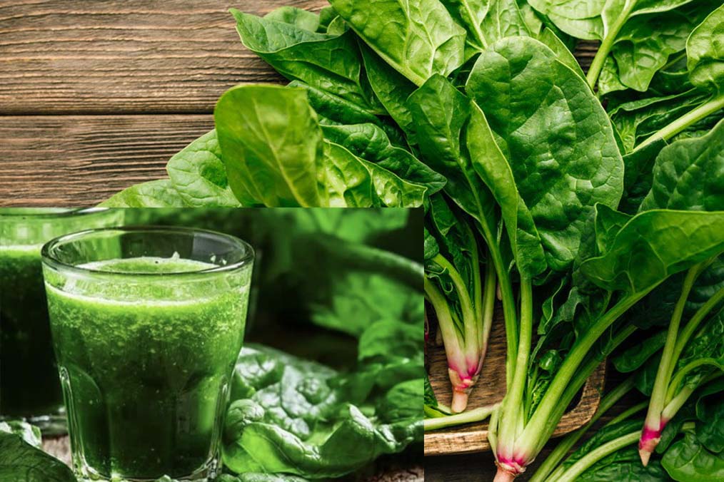 Drinking spinach juice in the early morning brings many health benefits, but it is also important to note some factors. Graphic: Ngoc Thuy