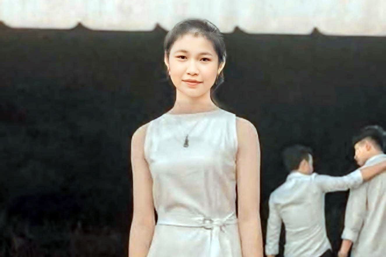Image of female student Liu Ngoc Hang. Photo: Family provided