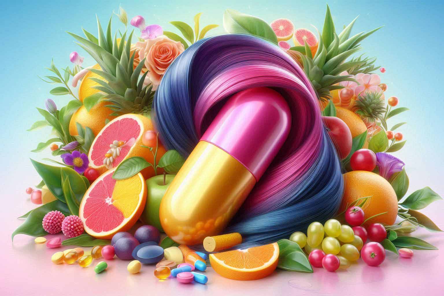 Use vitamins for hair to help support hair health, prevent breakage. However, the effectiveness will depend on the cause and hair condition of each person. Photo AI: Ngoc Thuy