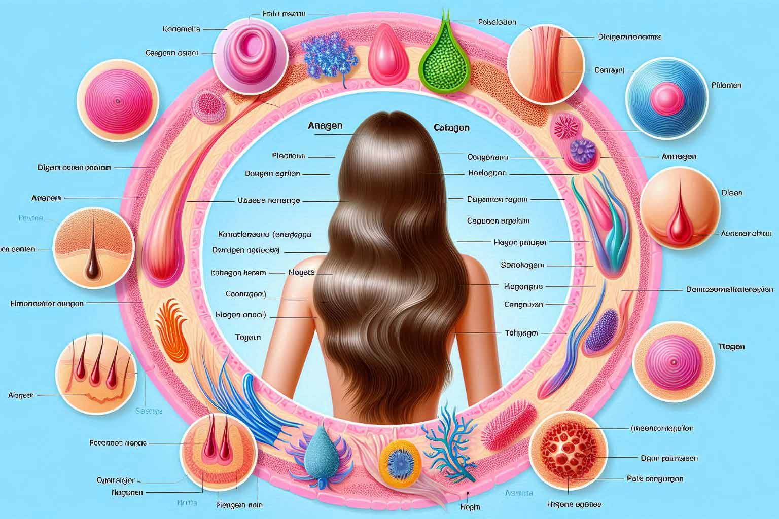 Understand the hair development cycle helps you take care of your hair more effectively. Photo - AI: Ngoc Thuy
