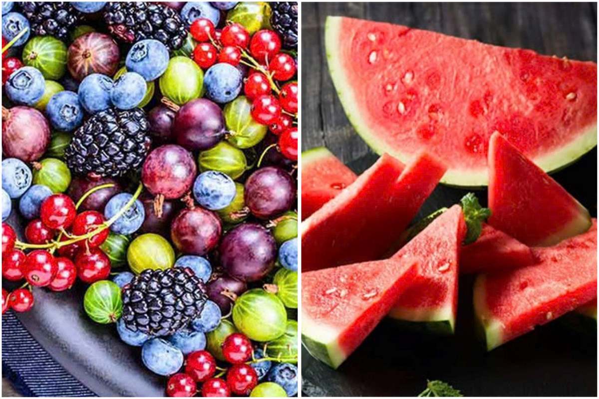 Watermelon, berries are good fruits for the liver. Graphic: Thanh Thanh