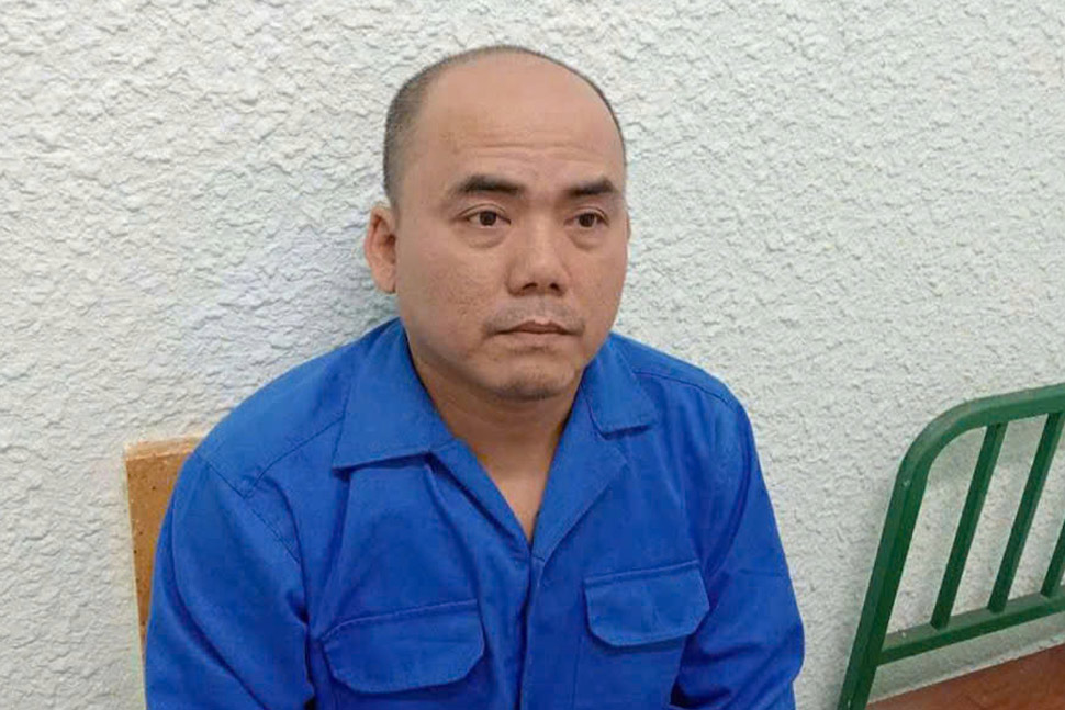 Công an tỉnh Phú Yên đã thi hành lệnh giữ người trong trường hợp khẩn cấp đối với tài xế Phạm Quốc Huy. Ảnh: Công an cung cấp