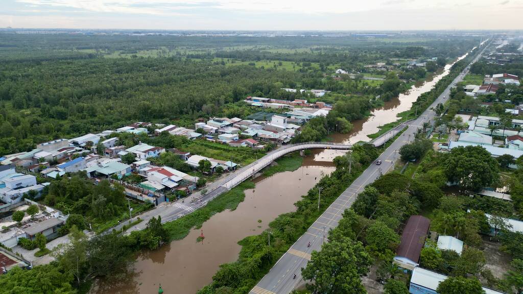 Vị trí sẽ xây Khu đô thị Đại học quốc tế Việt Nam tại huyện Củ Chi.  Ảnh: Anh Tú