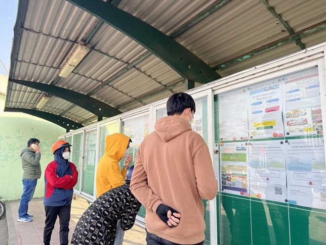 After Tet is the right time for workers to start a new job. Photo: Minhh Huong.