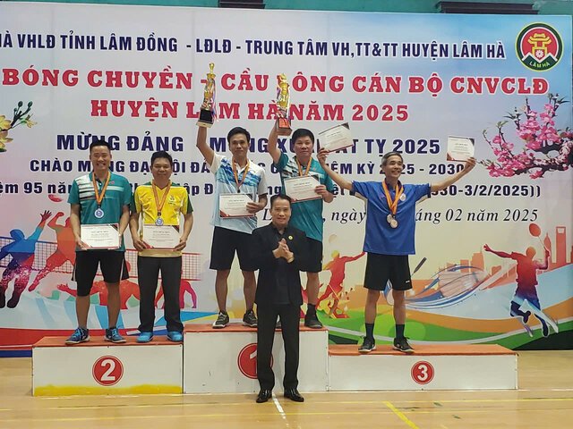 Sports tournament to raise awareness, encourage union members and workers to practice health and improve the quality of life. Photo: H Tram