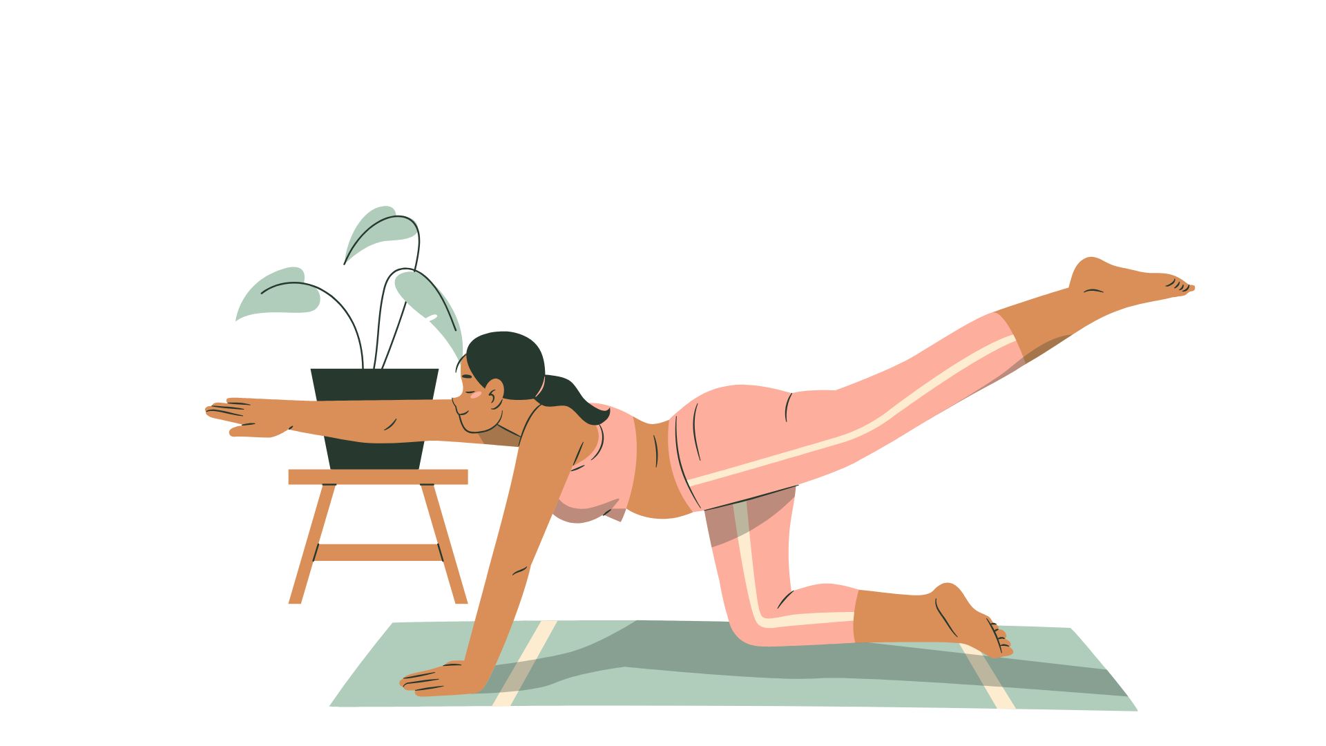 Yoga helps balance blood pressure and reduces stress. Graphic photo: Ha My