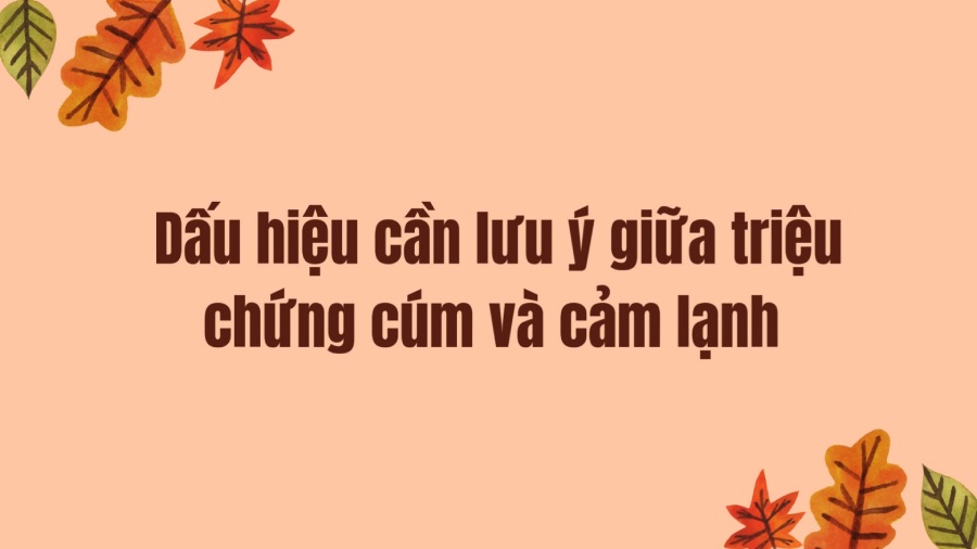 Signs to note between the symptoms of the flu and the cold