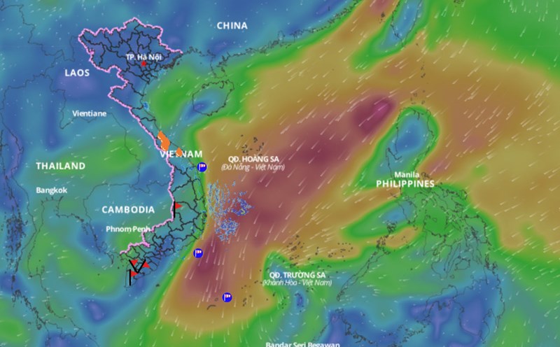 Cold air combined with low pressure groove causes bad weather