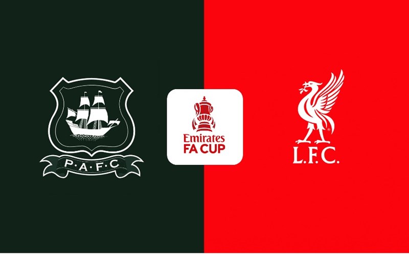 Plymouth confronted Liverpool in the fourth round of the FA Cup. Photo: Dazn