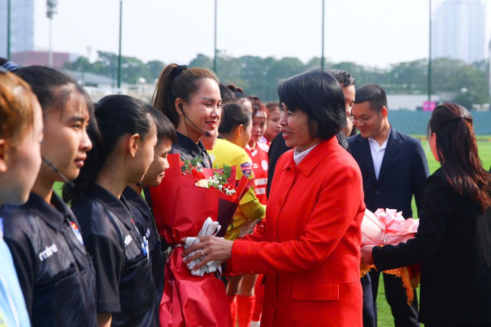 U19 national football tournament 2025 opened in Hanoi. Photo: VFF