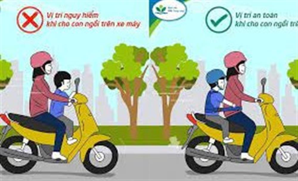 The error of carrying people on motorbikes in contravention of regulations may be fined up to 10 million. Photo: Police