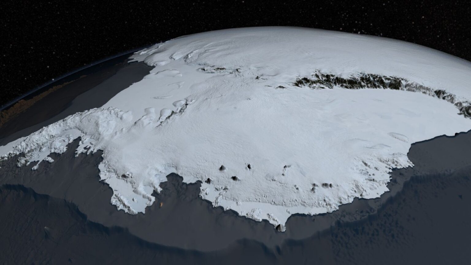 Russia discovered a huge oil field in Antarctica with a reserve of about 511 billion barrels. Photo: NASA