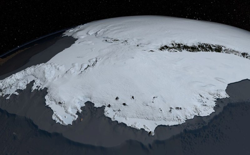 Russia discovered a huge oil field in Antarctica with a reserve of about 511 billion barrels. Photo: NASA