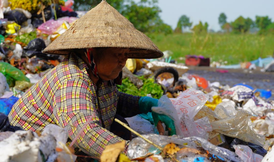 Many people choose a landfill to make a living