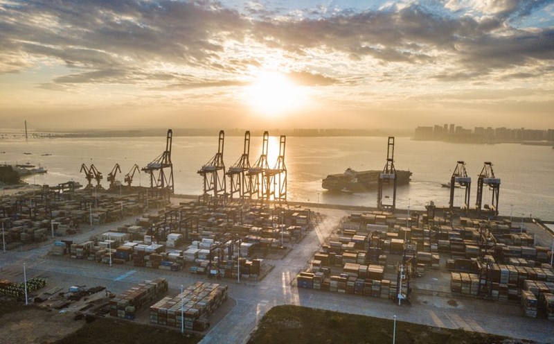 China imposed retaliation for about 14 billion USD of goods imported from the United States from 0:00 am on October 10, 2025. Photo: Xinhua