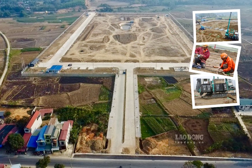 The first industrial cluster of the district in Thai Nguyen is gradually emerging. Photo: Nguyen Hoan.